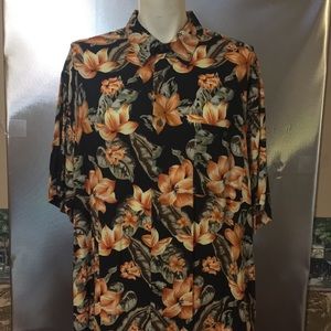 Men's XXL John Henry Short Sleeve Tropical Shirt